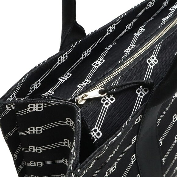 BALENCIAGA Black Monogram Shoulder Bag - Picture 6 of 9